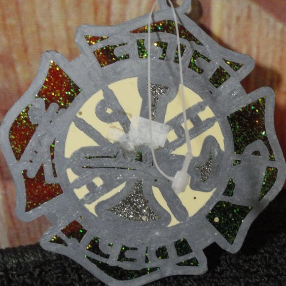 Fire Department Sun catcher~3.5 inches~Colorful Detailed~Never in sun. E… - Picture 2 of 3